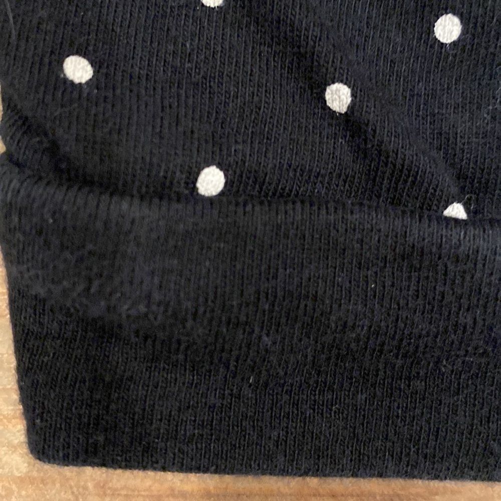 OLD NAVY Infant Dress Black Polka Dot Poof Casual Long Sleeve 6-12 M - Picture 6 of 7